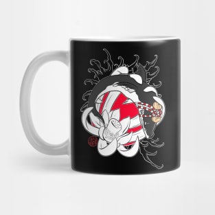 Japanese Shark and lotus Mug